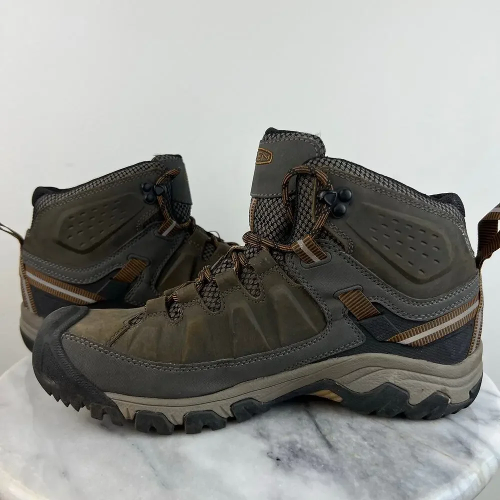 KEEN Men's Targhee III Mid Waterproof 1017787 All Terrain Hiking Work Boots 8.5